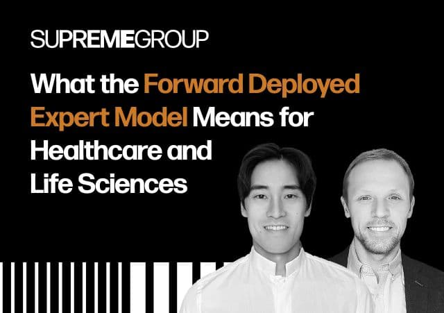 What the Forward-Deployed Engineering Model Means for Life Sciences and Healthcare Marketing